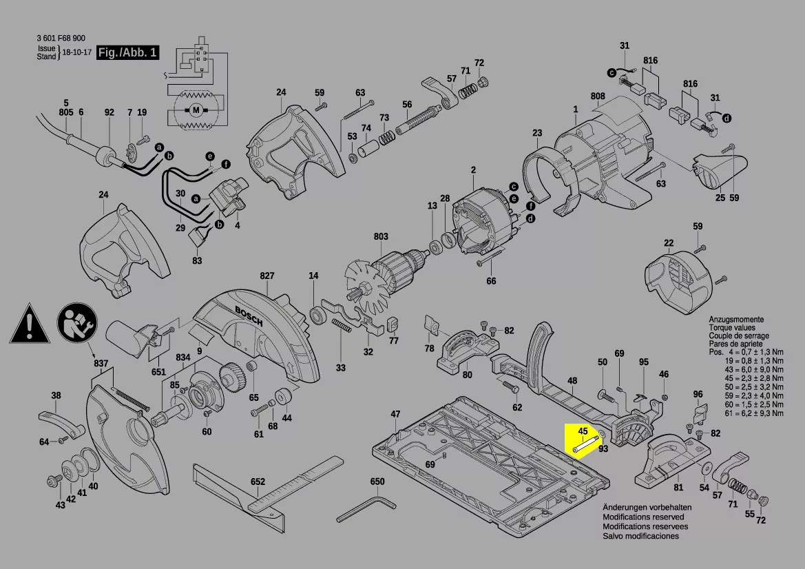 vis épaulée réf. 1 619 P09 219 Bosch